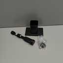 Heavy American Flag Metal Trailer Hitch Cover for 2 Inch Receivers, Tow Hitch Covers 2 Inch for Truck Accessories (with 5/8-Inch Pin Diameter Trailer Hitch Lock) (Black)