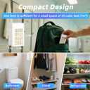 Strongest Fridge Deodorizer, Up to Twice More Effective than Activated Charcoal, Fragrance-Free and Lasts Up to 12 Months No Replacement. Perfect for Fridge, Cars, and Other Small Spaces. (0.5 Ounce (Pack of 1))