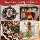 2 x Funny Christmas Ornaments 2024 - Highland Cow Decorations for Christmas Tree, Cow Lovers Gift