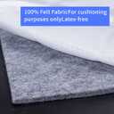 Extra Large Area Rug Cushioned Pad, 9x12 Ft Thick Felt Pad for Hardwood Floors, Keeps Rug in Place Soft