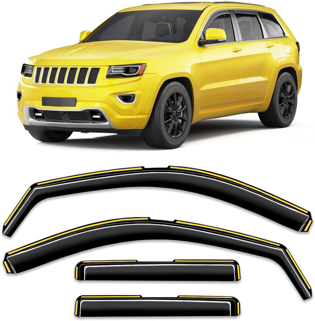 Window Rain Guards for Jeep Grand Cherokee(Limited) 2011-2021