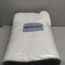 Memory Foam Pillows 2 Pack Neck Pillow  Neck Support Pillow for Pain Relief, Ergonomic Cervical Pillow for Sleeping, Orthopedic Contour Bed Pillow for Side, Back, Stomach Sleepers,Grey