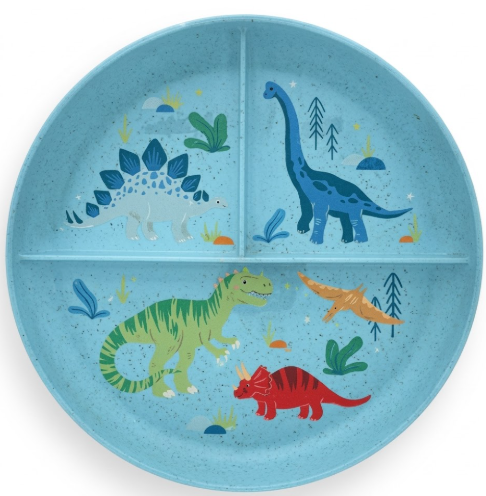 Wheat PP Divided Plates Blue Dinosaur, Fry Temperature Measurement,  REDUCE Reusable Straw, Small Strainer