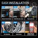 Nilight TPMS Sensor Compatible with 2010 2011 2012 2013 2014 2015 2016 2017 2018 2019 2020 Dodge Chrysler Jeep 2012-2019 Fiat 500 2011-2013 Ram 433Mhz Tire Pressure Monitoring Sensors