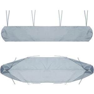 Awning Protective Cover, Outdoor Patio Awning Protective Cover, Retractable Roller Blind Cover, 210D Oxford Cloth Dust Waterproof Rain Canopy Cover (Gray,4m)
