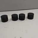 4 X Small glass jars