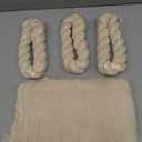 Cheesecloth Table Runner, 4 Pcs Dusty Blue, 35x118 Inch, Boho Gauze, Rustic, Cotton, Solid