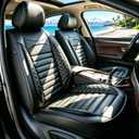 for Jeep Compass Seat Covers 2012-2026 2027 Full Set Faux Leather