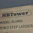 HBtower Step Ladder Sturdy, Heavy Duty Step Stool for Adults
