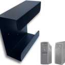 UPS Wall Mount Bracket | Single Mount Compatible with APC & CyberPower UPS Battery Backup | Heavy Duty Mounting Kit for Home Office, Server Rack | Easy Installation, Saves Floor Space (Model 143)