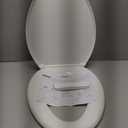 KOHLER K-27331-0 Glissade ReadyLatch Quiet Close Elongated Toilet Seat, White, Grip-Tight Hardware, Quiet Close Lid Prevents Slamming