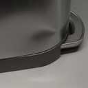 simplehuman 45 Liter / 12 Gallon Slim Hands-Free Kitchen Step Trash Can, Brushed with Plastic Lid