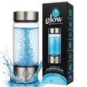 H2 Glow 2026 Newly Updated Hydrogen Water Bottle Generator 4000 PPB – 420ml Portable Hydrogen Water Ionizer with SPE/PEM Technology – Hydrogen Water Machine – High Hydrogen Concentration (Lid Doesn't Close)