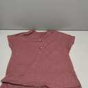 AUTOMET Women's Short Sleeve Shirts Henley Dressy Casual Summer Tops 2025 Trendy Blouses Cute T-Shirts Outfits Clothes Size M