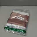 Farmhouse Throw Pillow Covers -Decorative Leather Pillow Cases for Couch Sofa Livingroom Tribal Stripe Accent Cushion Cover 18x18 Inch (2, 20''X20'')