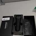 MANSPOT Manscape Groin & Body Hair Trimmer for Men, Electric Ball Pubic Trimmer Shaver,Manscape Kit with 4 Guard,Replaceable Ceramic Blade Heads,Waterproof Wet/Dry Shaver,90 Minutes Shaving (Black)