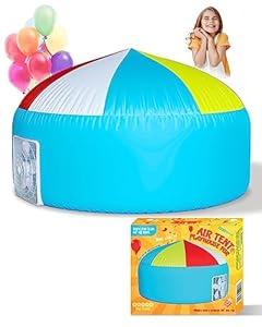 Skywin AstroDome Air Tent for Kids with Door (77 x 50) Builds in 30 Seconds, Toddler Tents Indoor for Imaginative Play, Kids Forts Indoor Playhouse,Christmas or Birthday Gift (Fan Not Included)