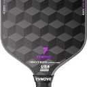 T800 Carbon Fiber Pickleball Paddle with 16mm V-Sonic IV Dynamic Core, Premium Pickle Ball Thermoformed Unibody, Elongated Shape, Enhanced Power & Ultimate Spin, USAPA Approved, Storm008