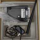 0.5W 0.1W Long Range FM Transmitter with LCD & 3.5mm Audio Cable - Ideal for Drive-in Church, School & Supermarket Events, Light Shows & Fireworks Display - Black