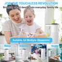 HOMELYLIFE Automatic Foaming/Liquid Soap Dispenser, 13.53oz/400ml Soap Dispenser Need AA*2 (Don't Include), Electric Hand-Pump Soap Dispenser for Bathroom, Kitchen, Office, Home (Foam)