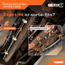 Dorman 919-142 Stainless Steel Brake Line Kit Compatible with Select Chevrolet / GMC Models (OE FIX)