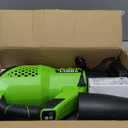 Leaf Blower Cordless, 650CFM Electric Leaf Blowers with 2 x 5.2Ah Batteries and Charger, 3 Speed Modes, 1 x Adjustable Shoulder Strap, Powerful Blowers for Lawn Care, Patio, Dust, Blowing Leaves