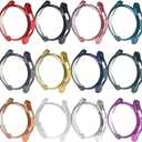 [12 Pack] Compatible with Galaxy Watch 5 Pro 45mm Screen Protector Bumper Case Soft TPU Protective Case for Samsung Galaxy Watch 5 Pro (12-Colors)