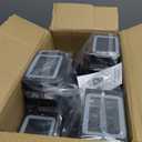 tewei 6 Pack Outdoor Wall Lights, Black Exterior Light Fixture Wall Mount Modern Outdoor Lights for House, Waterproof Aluminum Up and Down Porch Lights Outside Wall Sconces for Garage Porch, 2-Layer