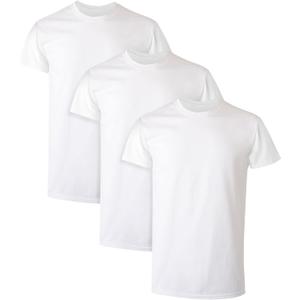 Hanes Mens Undershirt Packs, Stay-Tucked Soft Cotton Undershirts, Best Undershirts for Men, White/Black/Asstd Multipacks (XX-Large)