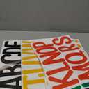 Bemeol 30 Sheets Large Letter Stickers 4 Inch Alphabet Letter Stickers Self Adhesive Sticker Letters for Bulletin Boards Classroom Home Decor(Multicolor)