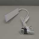 Vansuny Clip on Light LED Desk Lamp with Eye-Caring LED Metal Clip, 11 Level Brightness 3 Color Modes, Power by USB Port 5W Adjustable Neck Reading Light for Home and Office (5W, White)