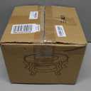 Geetery 2 Pcs in Wooden Plant Stands Indoor Chinese Oriental Plant Stand for Vase Fishbowl Flower Pot Lamp Redwood Base Vintage Display Rack Decor(8 Inch)