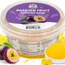 52USA Passion Fruit Popping Boba (500g), Popping Pearls for Bubble Tea, Beverages, Sweets, Ice Cream, Shakes, Desserts & Smoothies Topping, 1.1 Pound (Pack of 1)