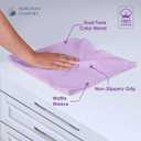 5 Pack Dual Tone Waffle Weave Kitchen Towels, 16x26 Inch, 100% Cotton, Reversible, Super Absorbent, Quick Dry, Durable Dishcloth Set, Soft Hand Towels for Cleaning, Lavender