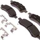 ACDelco Silver 14D1169ACHF1 Ceramic Front Disc Brake Pad Set with Clips