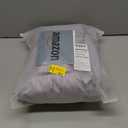 Queen Duvet Cover Set- 100% Washed Cotton 3 Pcs Soft Comfy Breathable Chic Linen Feel Bedding, 1 Duvet Cover and 2 Pillow Shams, Light Purple