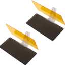 ZIMISI 2PCS Car Sun Visor Extender, 2 in 1 HD Day and Night Anti-Glare Goggles for Safe Driving, Adjustable Angle Car Visor Extender Sun Blocker, Universal Accessories for Most Cars