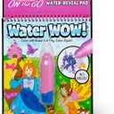 Melissa & Doug On The Go Water Wow! Mess Free Coloring Book, Reusable Water-Reveal Activity Pad, Fairy Tale, Travel Toys, Party Favors, for Toddlers & Kids Ages 3+ - FSC Certified