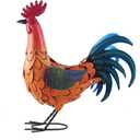 Rooster Statue Chicken Sculpture Garden Decoration Metal Yard Art for Yard Outdoor Decoration