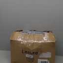 LE SURE Shown on TV Donut Medium Dog Bed - Round Cat Beds for Indoor Cats Calming Bed Gift for Pets, Cute Modern Beds with Jacquard Shaggy Plush & Anti Slip Bottom, 30 Inch, Ice Melt (Bow Ice Blue)