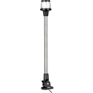 MARINE SYSTEM Made 3-NM LED Fold Down Boat Stern Light All Round 360 Boat Anchor Light for Pontoon and Fishing Boat, 25", 12-24V