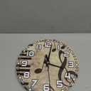 Piano Music Wall Clock 10 inch Round Silent Non Ticking Wood Wall Clocks Battery Operated Easy to Read Decorative Wall Clock for Bedroom Kitchen Living Room Bathroom