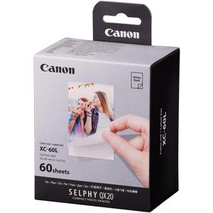 Canon QX20 Color Ink/Label Set, A6 Size, 60 Sheets, 3.4 x 2.1 Inch
