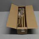 Oneach Heavy Duty Curtain Rods for Windows 72 to 144 Inch, 1 Inch Brass Gold Curtain Rod, Adjustable Length Rod with Metal Finials, Modern Decorative for Bedroom Kitchen Living Room (16 to 150 Inch)