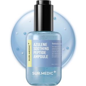 SURMEDIC AZULENE Moisturizing Soothing Ampoule, Hydrating Calming Relief Facial Serum for Dry Face, Sensitive Skin, Barrier Repair, Korean Skin Care 80ml, 2.7 oz