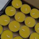 16 Packs Beeswax Tealight Candles,Natural Beeswax Tea Lights Candle in Aluminum Cups,4-5 Hour Burn Time,Unscented Smokeless Candles