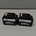 Futurebatt 2-Pack 12V High-Output 5.0Ah Battery for Makita BL1021B BL1041B Power Tools 12-Volt max CXT Lithium-Ion Battery