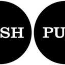 2" Round Push Pull Door Signs (Black) - 1 Set (2pcs)