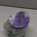 Tervis Plastic Floral Filter Tumbler with Wrap and Royal Purple Lid 16oz Mug, Clear