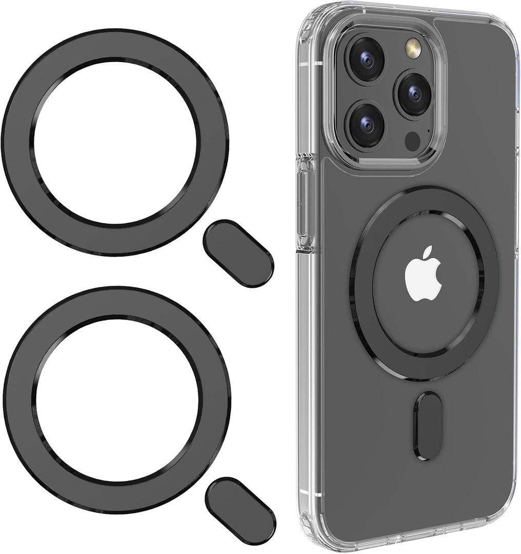 LDSXAY Universal MagSafe Ring Galaxy S24, S23, S22 Black (1 Pack)
